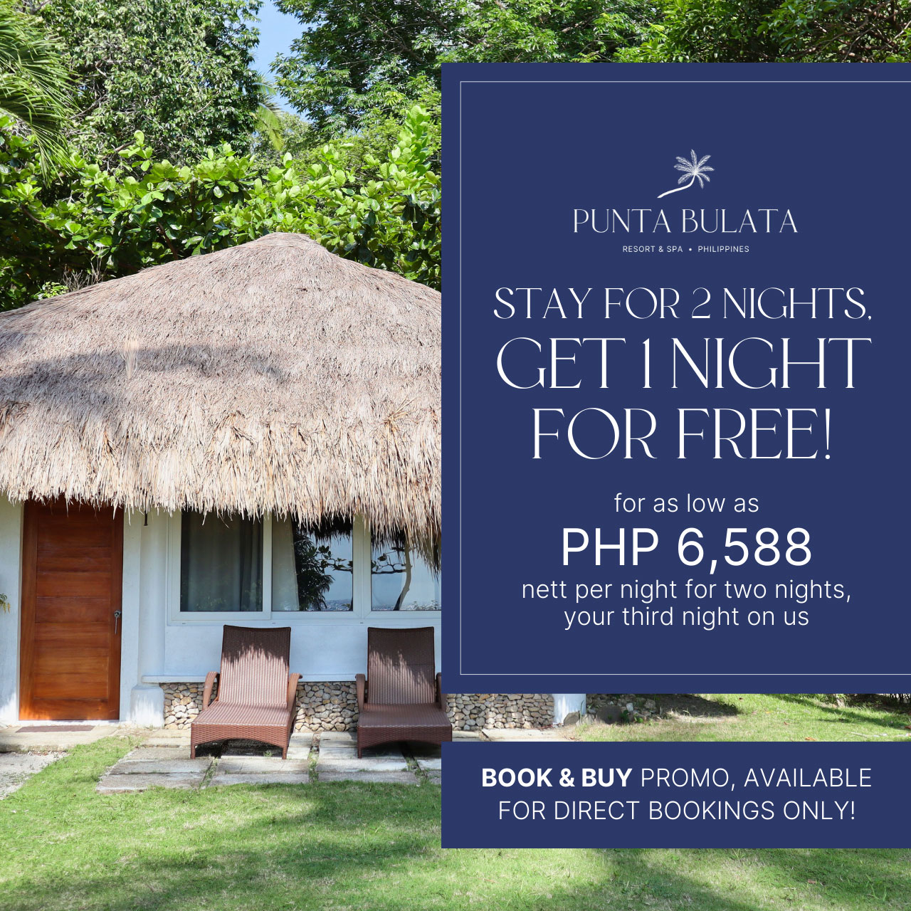 Stay For 2 Nights, Get 1 Night For Free